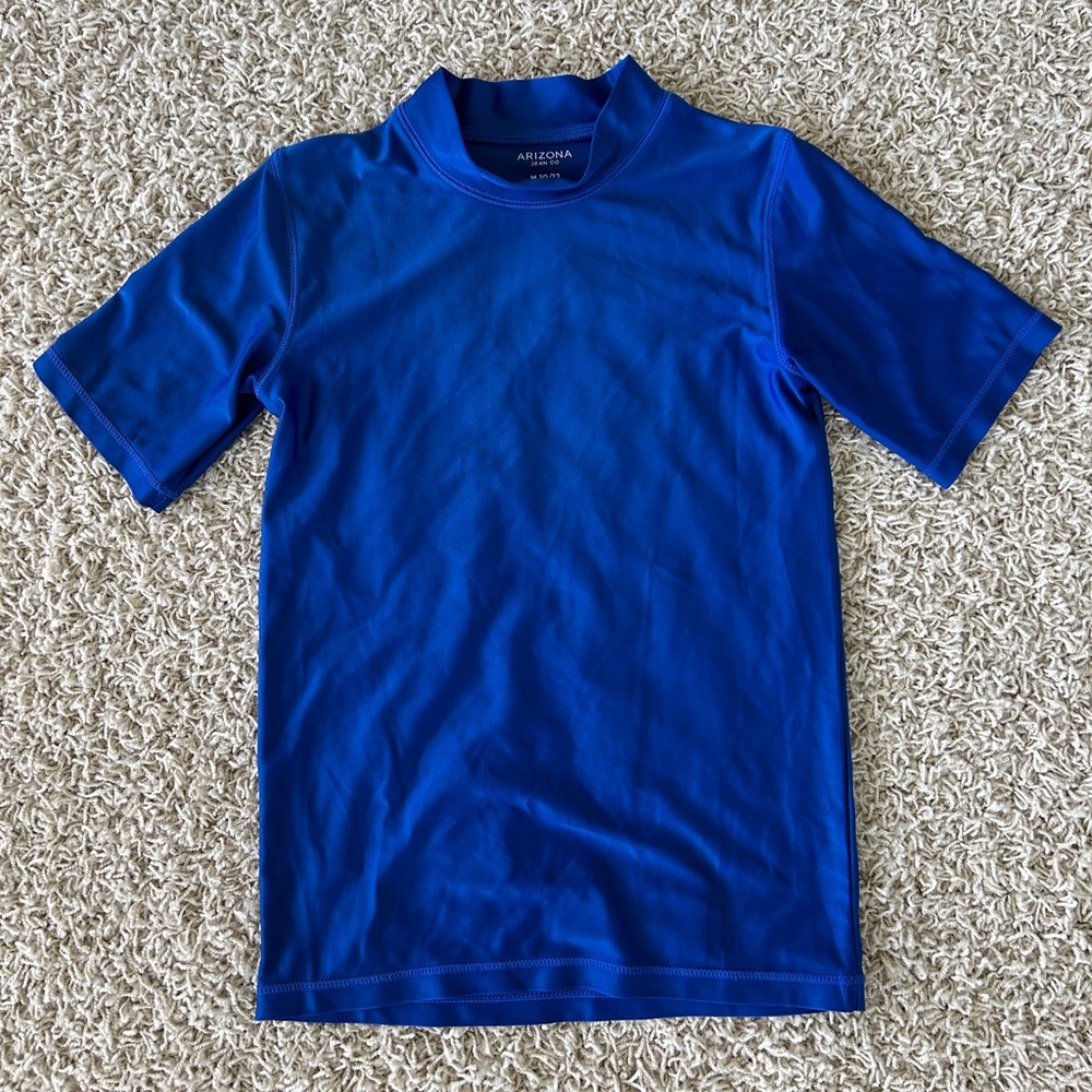 Arizona Jean Company Boys Medium 10/12 Blue Rashguard